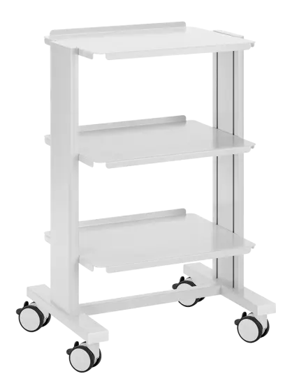 VPI - 503, výškově stavitelný přístrojový vozík, bílý