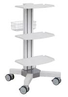 VPI - 13, výškově stavitelný přístrojový vozík, bílý
