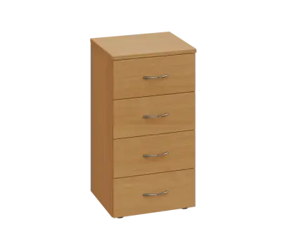 CNP 2 - 44Z skříň, 4-zásuvková, 750x400x400, buk royal