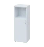 CNP 3 - 4DN skříň, 1-dveřová/nika, levá, 1100x400x400, bílá