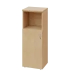 CNP 3 - 4DN skříň, 1-dveřová/nika, levá, 1100x400x400, bříza světlá