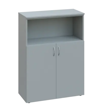 CNP 3 - 8DN skříň, 2-dveřová/nika, 1100x800x400, šedá