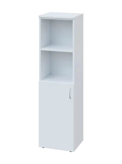 CNP 4 - 4DN2 skříň, 1-dveřová/nika, levá, 1450x400x400, bílá