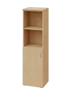 CNP 4 - 4DN2 skříň, 1-dveřová/nika, levá, 1450x400x400, bříza světlá