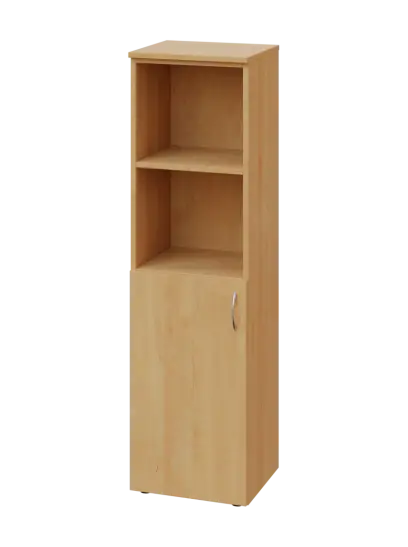 CNP 4 - 4DN2 skříň, 1-dveřová/nika, levá, 1450x400x400, javor horský