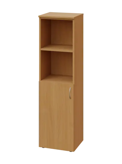 CNP 4 - 4DN2 skříň, 1-dveřová/nika, levá, 1450x400x400, buk royal