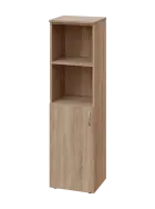 CNP 4 - 4DN2 skříň, 1-dveřová/nika, levá, 1450x400x400, dub bardolino