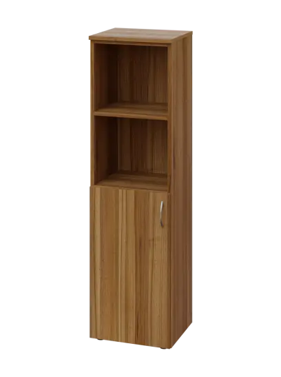 CNP 4 - 4DN2 skříň, 1-dveřová/nika, levá, 1450x400x400, ořech světlý