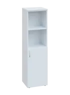 CNP 4 - 4DN2 skříň, 1-dveřová/nika, pravá, 1450x400x400, bílá