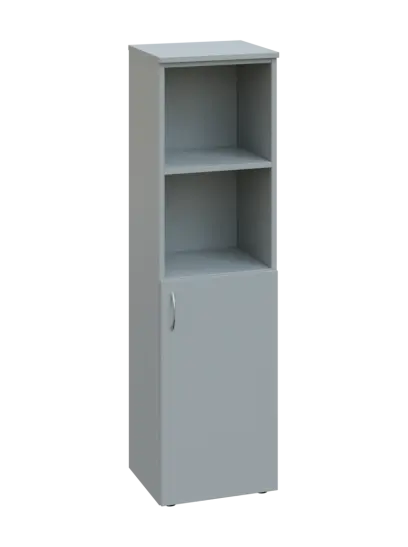 CNP 4 - 4DN2 skříň, 1-dveřová/nika, pravá, 1450x400x400, šedá