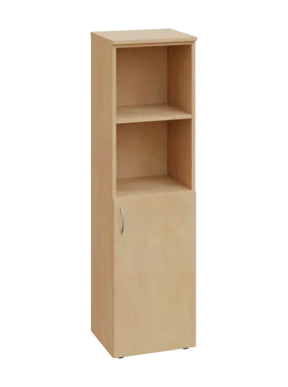 CNP 4 - 4DN2 skříň, 1-dveřová/nika, pravá, 1450x400x400, bříza světlá