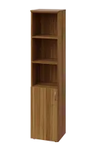 CNP 5 - 4DN3 skříň, 1-dveřová/nika, levá, 1800x400x400, ořech světlý