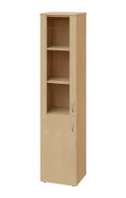 CNP 5 - 4DS skříň, 2-dveřová/prosklená, levá, 1800x400x400, bříza světlá