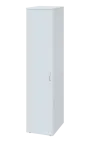 CSTP 5 - 42 šatní skříň, 1-dveřová, tyč, levá, 1800x400x600, bílá