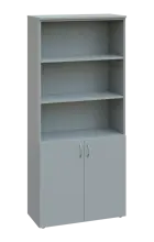 CNP 5 - 8DN3 skříň, 2-dveřová/nika, 1800x800x400, šedá