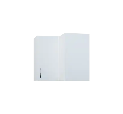 CHRDP - 6 skříňka horní, rohová, 1-dveřová, pravá, 730x600x600, bílá