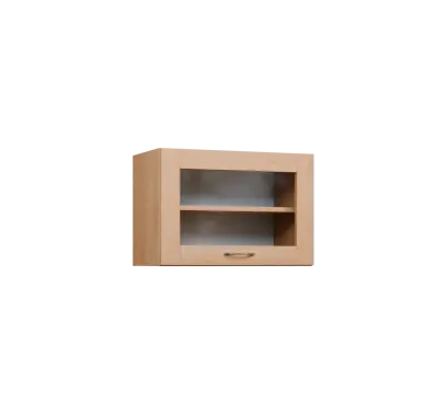 CHVP - 64S horní skříňka, výklop, prosklená, 414x600x300, javor horský