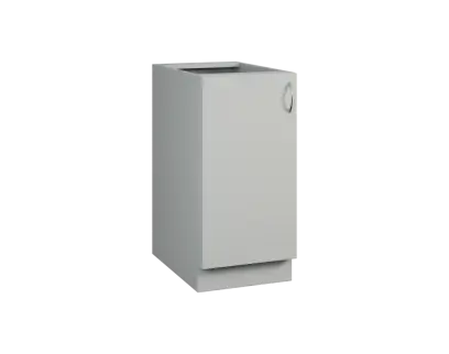 CSP - 4D spodní skříňka, 1-dveřová, levá, 870x400x600, šedá