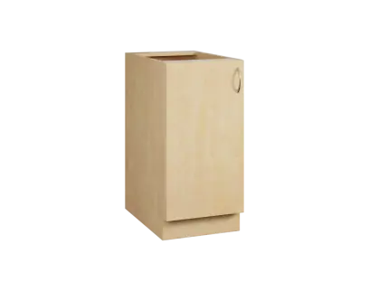 CSP - 4D spodní skříňka, 1-dveřová, levá, 870x400x600, bříza světlá