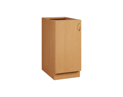 CSP - 4D spodní skříňka, 1-dveřová, levá, 870x400x600, buk royal
