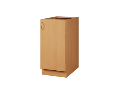 CSP - 4D spodní skříňka, 1-dveřová, pravá, 870x400x600, buk royal