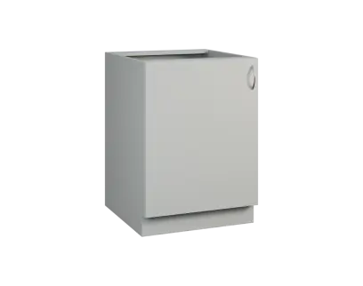CSP - 6D spodní skříňka, 1-dveřová, levá, 870x600x600, šedá