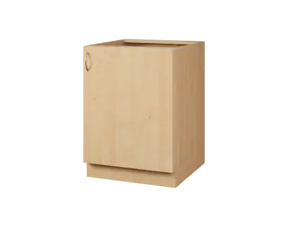 CSP - 6D spodní skříňka, 1-dveřová, pravá, 870x600x600, javor horský