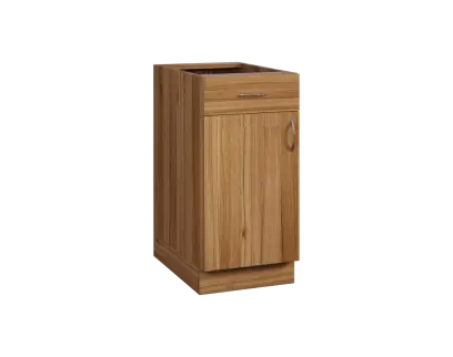 CSP - 4DZ spodní skříňka, 1-dveřová, 1-zásuvková, levá, 870x400x600, ořech světlý