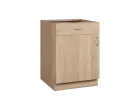 CSP - 6DZ spodní skříňka, 1-dveřová, 1-zásuvková, levá, 870x600x600, dub bardolino