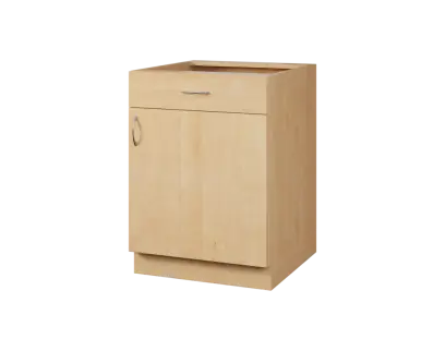 CSP - 6DZ spodní skříňka, 1-dveřová, 1-zásuvková, pravá, 870x600x600, javor horský