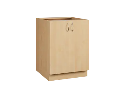 CSP - 6D2 spodní skříňka, 2-dveřová, 870x600x600, javor horský