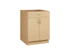 CSP - 6D2Z spodní skříňka, 2-dveřová, 1-zásuvková, 870x600x600, javor horský