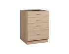 CSP - 6Z41 spodní skříňka, 4-zásuvková, 870x600x600, dub bardolino