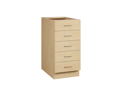 CSP - 4Z52 spodní skříňka, 5-zásuvková, 870x400x600, bříza světlá