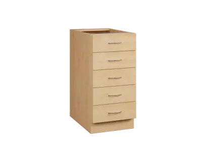 CSP - 4Z52 spodní skříňka, 5-zásuvková, 870x400x600, javor horský