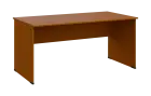 PPKL - 16 stůl kancelářský, dřevěná podnož, deska 18 mm, široký 1600 mm, třešeň šumavská