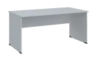 PPKL - 16 stůl kancelářský, dřevěná podnož, deska 18 mm, široký 1600 mm, bílá