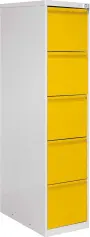 JP - 405 PR kartotéka 5-zásuvková, 1631x390x620 mm, šedá/žlutá