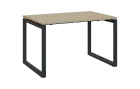 PPKO - 12 stůl kancelářský, kovová podnož černá, deska 18 mm, široký 1200 mm, javor horský