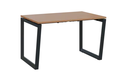 PPKV - 12 stůl kancelářský, kovová podnož černá, deska 18 mm, široký 1200 mm, buk royal