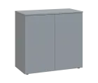 PPN 2 - 8D skříň, 2-dveřová, 750x800x400, šedá