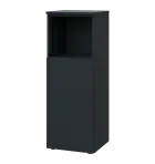 PPN 3 - 4DN skříň, 1-dveřová/nika, levá, 1100x400x400, antracit