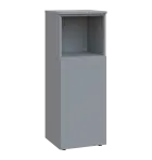 PPN 3 - 4DN skříň, 1-dveřová/nika, pravá, 1100x400x400, šedá