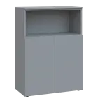 PPN 3 - 8DN skříň, 2-dveřová/nika, 1100x800x400, šedá