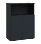 PPN 3 - 8DN skříň, 2-dveřová/nika, 1100x800x400, antracit