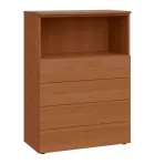 PPN 3 - 84ZN skříň, 4-zásuvková/nika, 1100x800x400, olše jantar