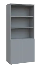 PPN 5 - 8DN3 skříň, 2-dveřová/nika, 1800x800x400, šedá