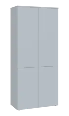 PPN 5 - 84D skříň, 4-dveřová, 1800x800x400, bílá