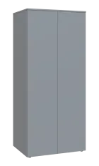 PPST 5 - 82 šatní skříň, 2-dveřová, tyč, 1800x800x600, šedá