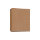 PPHVV - 6D horní skříňka, 2 výklopy, 730x600x300, buk royal